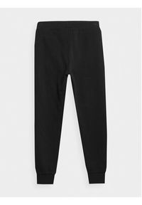 4f - 4F Spodnie dresowe 4FJAW23TTROM411 Czarny Regular Fit. Kolor: czarny. Materiał: bawełna #2