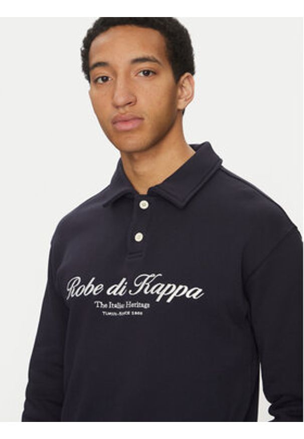 Robe di Kappa Bluza Robe Giovani 631373W Granatowy Regular Fit. Kolor: niebieski. Materiał: bawełna