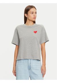 Vero Moda T-Shirt Thilde 10329163 Szary Regular Fit. Kolor: szary. Materiał: syntetyk