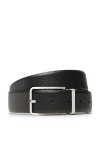 Calvin Klein Pasek Męski Adj/Rev Slim Frame Pb 35mm K50K510360 Czarny. Kolor: czarny. Materiał: skóra