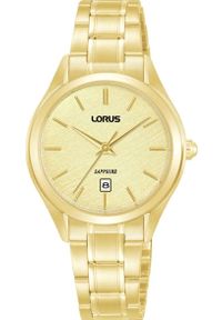 Zegarek Lorus Zegarek damski Lorus RJ294BX9 złoty. Kolor: złoty #1