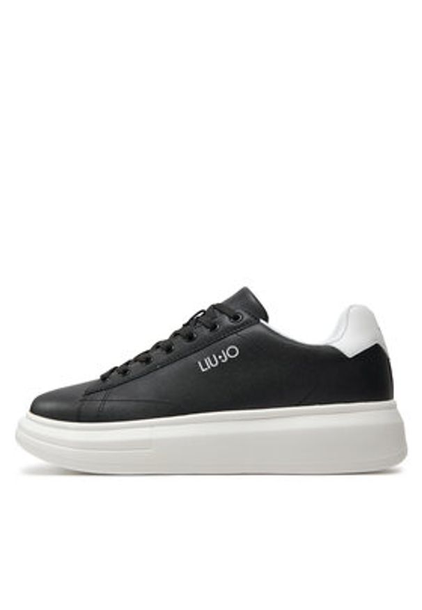 Liu Jo Sneakersy Big 01 7B4027 PX474 Czarny. Kolor: czarny. Materiał: skóra