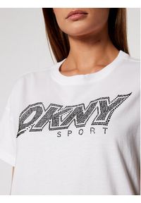 DKNY Sport T-Shirt DP0T7477 Biały Relaxed Fit. Kolor: biały. Materiał: bawełna. Styl: sportowy #2