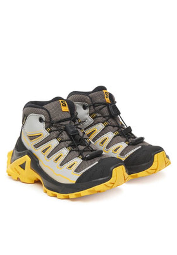 salomon - Salomon Trekkingi X Ultra Mid Gore-Tex L47746000 Szary. Kolor: szary. Materiał: materiał. Technologia: Gore-Tex. Sport: turystyka piesza