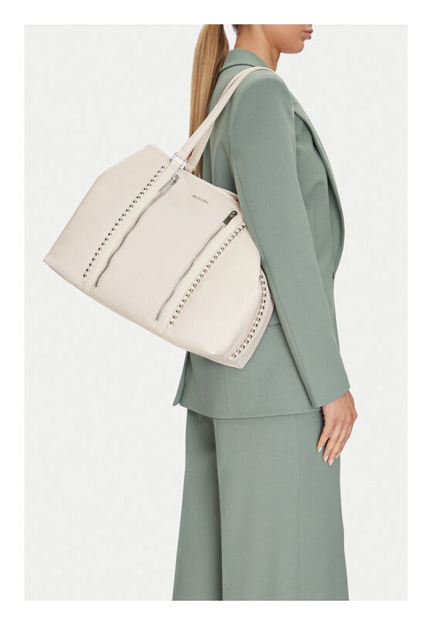 Badura Torebka Wen-30 Biały. Kolor: biały. Materiał: skórzane