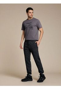 Sinsay - Spodnie dresowe regular jogger - szary. Kolor: szary. Materiał: dresówka #1