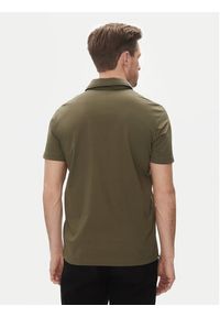 Aeronautica Militare Polo 251PO1862J682 Khaki Regular Fit. Typ kołnierza: polo. Kolor: brązowy. Materiał: bawełna #4