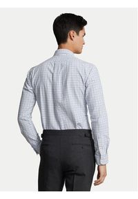 Polo Ralph Lauren Koszula 710922273002 Błękitny Custom Fit. Typ kołnierza: polo. Kolor: niebieski. Materiał: bawełna #5