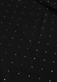 Renee - Czarna Bluzka z Dekoltem Typu Łódka Ozdobiona Cyrkoniami Neaninna. Okazja: na co dzień. Kolor: czarny. Materiał: poliester, jeans. Wzór: aplikacja. Styl: casual, elegancki #7