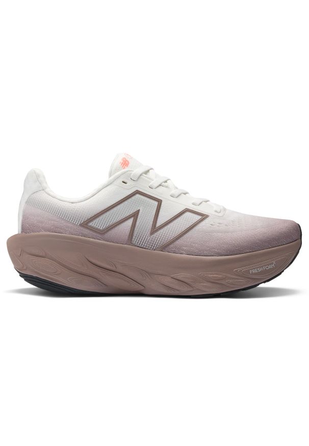 Buty damskie New Balance Fresh Foam 1080 v14 W108014E – białe. Okazja: na co dzień. Kolor: biały. Materiał: żakard, guma. Szerokość cholewki: normalna. Sport: fitness, bieganie