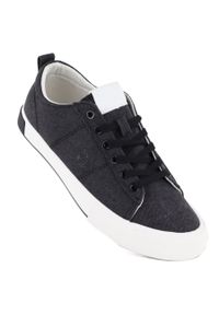 Big-Star - Trampki męskie tekstylne czarne Big Star TT174292. Kolor: czarny. Materiał: tkanina. Sezon: lato #1