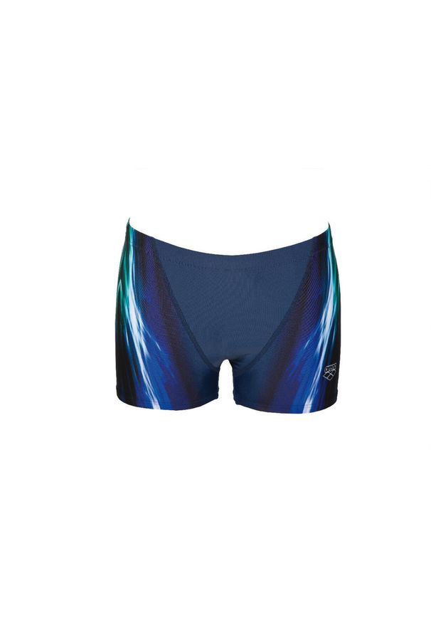 Kąpielówki bokserki męskie na basen Arena Shining Short. Kolor: niebieski