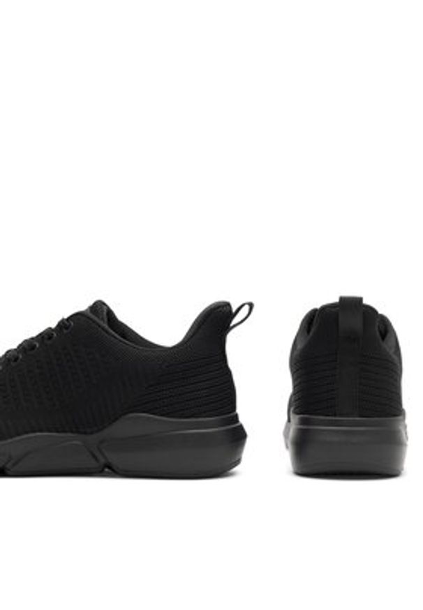 Lanetti Sneakersy MP07-21807-01 Czarny. Kolor: czarny. Materiał: materiał