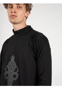 La Haine Inside Us Bluza "Wannact-Unisex" | A2208 | WANNACT | Kobieta | Czarny. Kolor: czarny. Materiał: wiskoza, elastan, nylon. Długość: długie. Wzór: nadruk, aplikacja #6