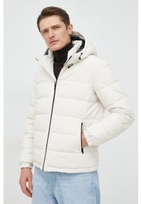 Sisley kurtka męska kolor beżowy zimowa. Okazja: na co dzień. Kolor: beżowy. Sezon: zima. Styl: casual #1