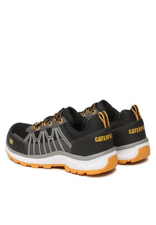 CAT Footwear Półbuty Charge S3 Hro Src+ P725517 Czarny. Kolor: czarny. Materiał: materiał