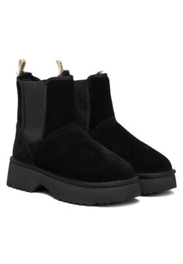 Liu Jo Śniegowce Juny 02 SF5133 PX002 Czarny. Kolor: czarny. Materiał: skóra, zamsz