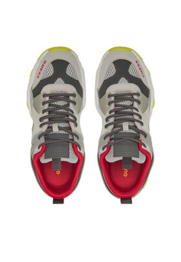 Guess Sneakersy FMPCES ELE12 Kolorowy. Materiał: materiał. Wzór: kolorowy