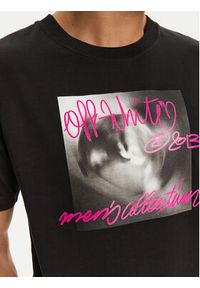 OFF-WHITE - Off-White T-Shirt OMAA027F22JER0141068 Czarny Regular Fit. Kolor: czarny. Materiał: bawełna #4