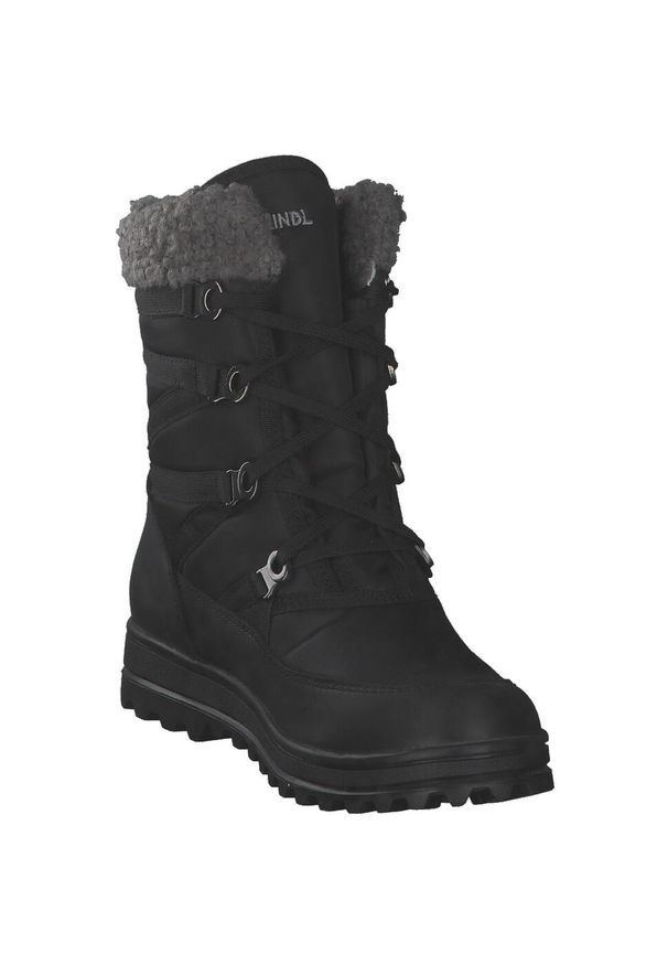 MEINDL - Buty zimowe Meindl Livigno Lady GTX. Kolor: czarny. Sezon: zima. Styl: sportowy