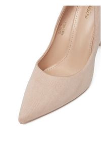 DeeZee Szpilki DZ0031 Beżowy. Kolor: beżowy. Materiał: materiał. Obcas: na szpilce #7