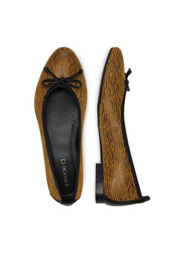 Lasocki Baleriny RST-KAJA-53 Brązowy. Kolor: brązowy. Materiał: zamsz, skóra