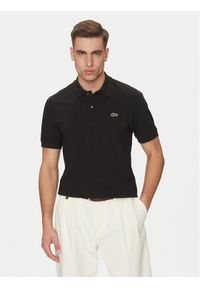 Lacoste Polo PH9851 Czarny Classic Fit. Typ kołnierza: polo. Kolor: czarny. Materiał: syntetyk
