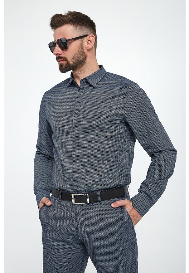 Armani Exchange - Koszula męska wzór ARMANI EXCHANGE