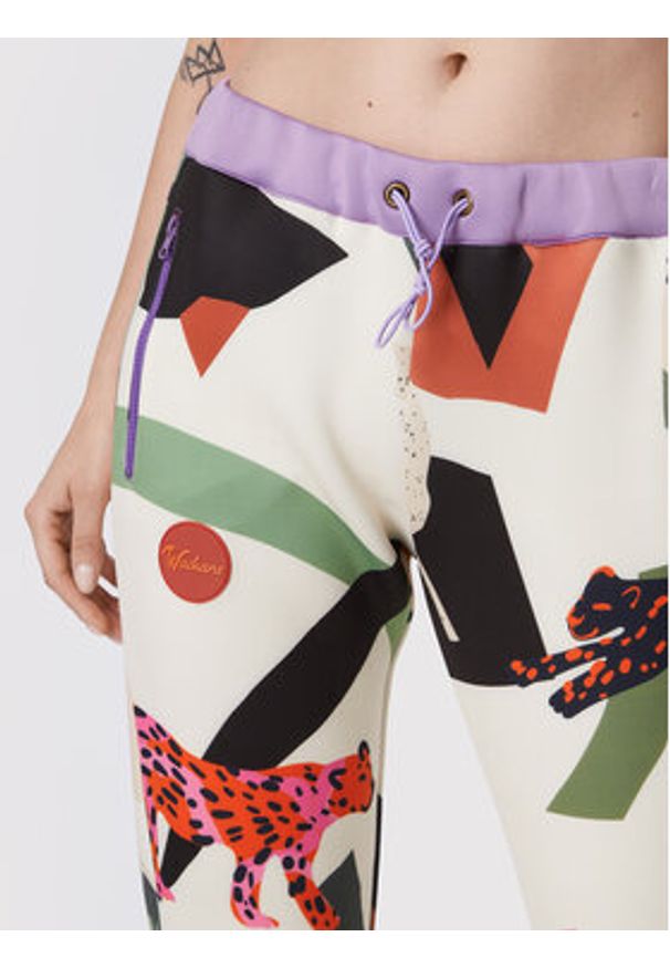 Waikane Vibe Spodnie dresowe Leo Kolorowy Regular Fit. Materiał: syntetyk. Wzór: kolorowy