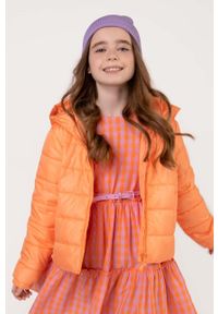 COCCODRILLO - Coccodrillo kurtka dziecięca kolor pomarańczowy. Okazja: na co dzień. Typ kołnierza: kaptur. Kolor: pomarańczowy. Styl: casual #3