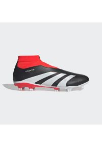 Buty piłkarskie Dorosły Adidas Predator League Sans Terrain Souple czarny. Kolor: czarny, biały, wielokolorowy. Sport: piłka nożna