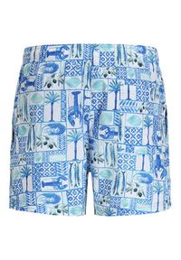 Jack & Jones Szorty kąpielowe Maui Vibes 12291426 Niebieski jasny Regular Fit. Kolor: niebieski. Materiał: syntetyk #5