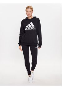 Adidas - adidas Spodnie dresowe HZ5753 Czarny Slim Fit. Kolor: czarny. Materiał: bawełna