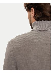 Armani Exchange Golf 6DZM1H ZM1LZ 17AC Szary Regular Fit. Typ kołnierza: golf. Kolor: szary. Materiał: syntetyk, bawełna #3