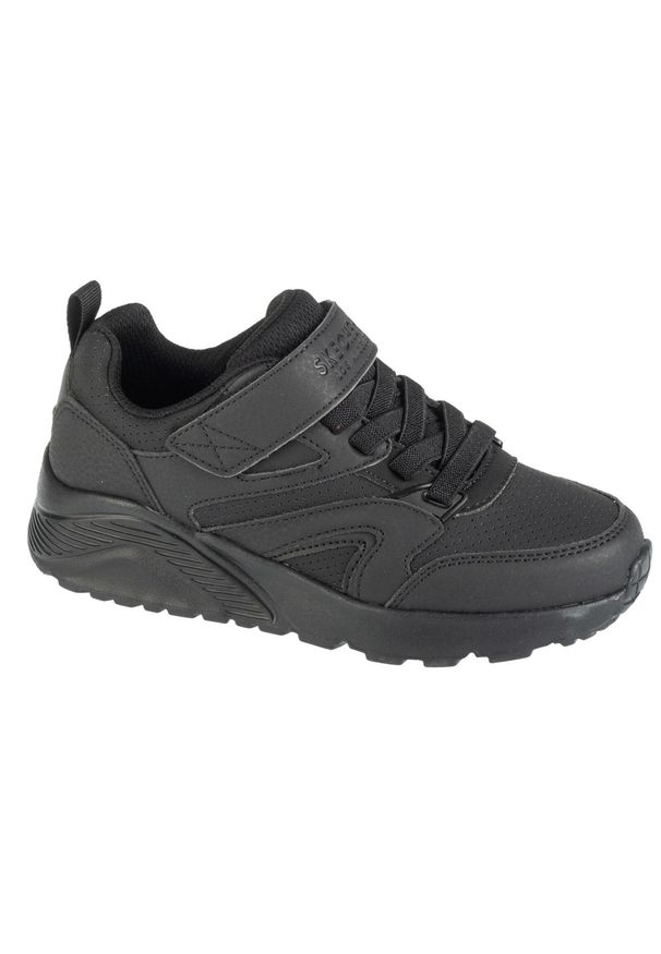 skechers - Buty sportowe Sneakersy dziewczęce, Uno Lite - Echo Surge. Kolor: czarny. Materiał: tkanina, syntetyk. Model: Skechers Sport. Sport: turystyka piesza