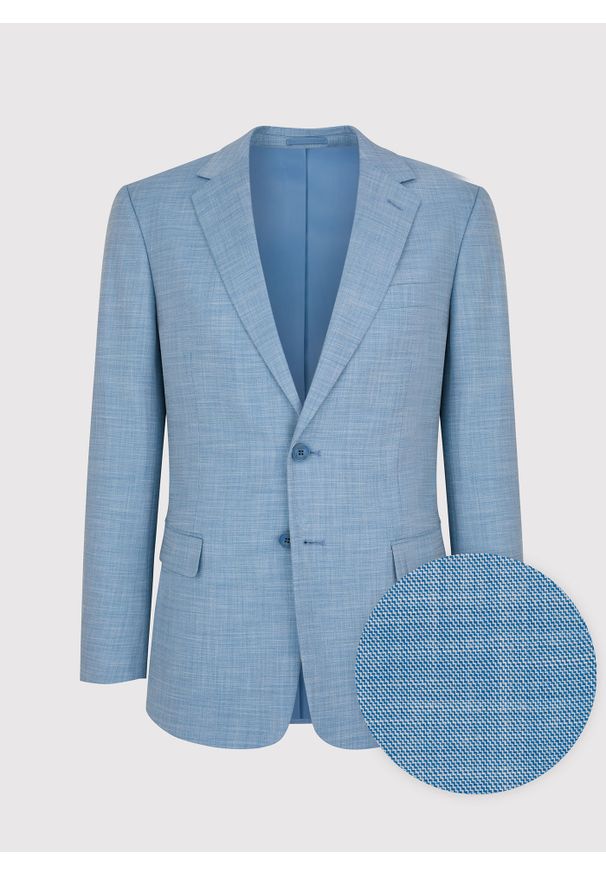 Pako Lorente - PAKO LORENTE – Niebieska męska marynarka garniturowa. Okazja: na wesele, na ślub cywilny, na komunię. Kolor: niebieski. Styl: klasyczny