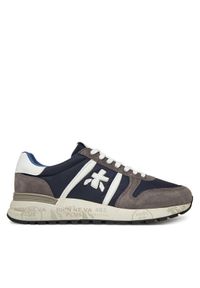 Premiata Sneakersy LANDER VAR 7203 Szary. Kolor: szary. Materiał: zamsz, skóra