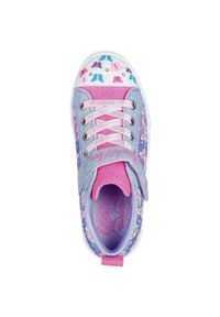 skechers - Adidasy Skechers Twinkle Sparks - Omb, Dzieci. Okazja: na uczelnię. Kolor: fioletowy. Materiał: syntetyk, materiał. Model: Skechers Sport. Sport: joga i pilates