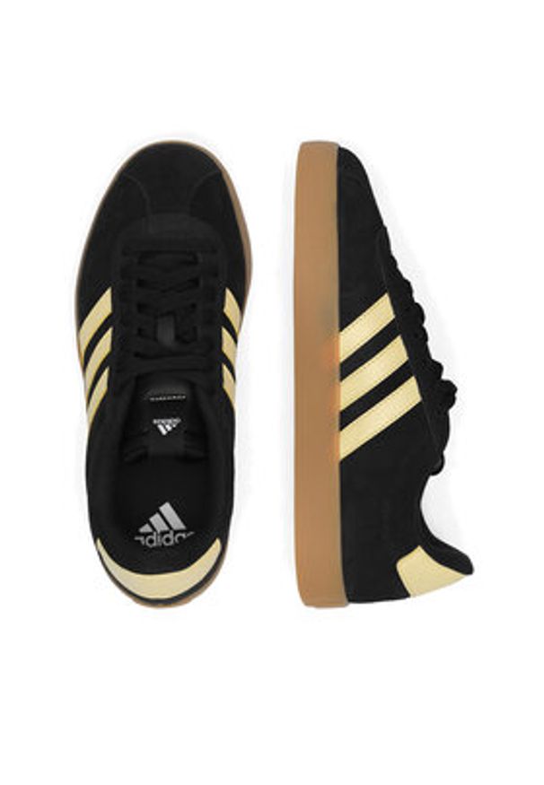 Adidas - adidas Sneakersy VL COURT 3.0 JI1948 Czarny. Kolor: czarny. Materiał: skóra
