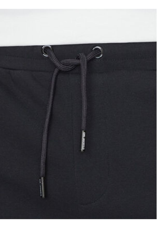 Karl Lagerfeld - KARL LAGERFELD Szorty sportowe 705014 552900 Granatowy Regular Fit. Kolor: niebieski. Materiał: bawełna. Styl: sportowy