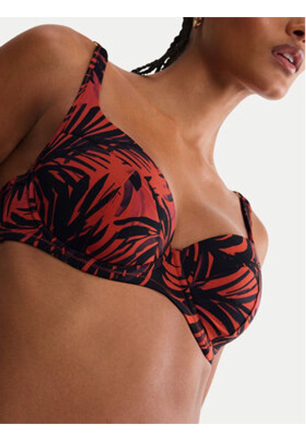 Triumph Góra od bikini Summer Palm 10226614 Brązowy. Kolor: brązowy. Materiał: syntetyk