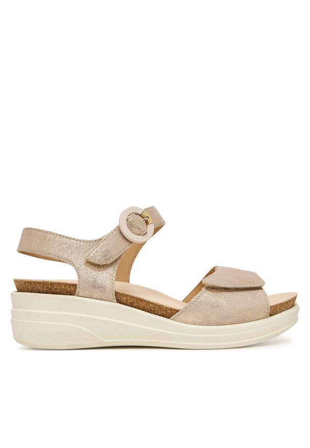 Sandały Ara. Kolor: beżowy