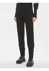 Liu Jo Spodnie dresowe 5F3089 MS49I Czarny Regular Fit. Kolor: czarny. Materiał: wiskoza #1