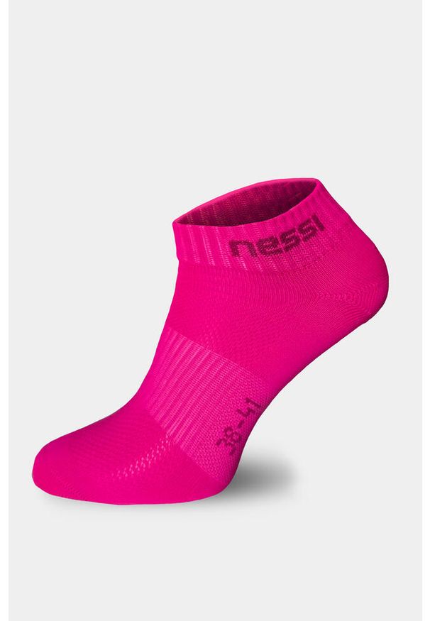 NESSI SPORTSWEAR - Skarpety stopki bezszwowe Unisex Nessi Sportswear Road S Oddychające. Kolor: różowy. Sport: bieganie