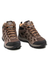 columbia - Columbia Trekkingi Redmond III Mid Waterproof BM0168 Brązowy. Kolor: brązowy. Materiał: skóra, zamsz. Sport: turystyka piesza