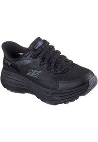 skechers - Adidasy Skechers Zirrus, Kobiety. Kolor: czarny. Materiał: materiał. Sport: fitness