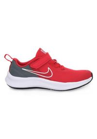 Buty do chodzenia dla dzieci Nike 607 Star Runner 3PSV. Zapięcie: rzepy. Kolor: czerwony. Materiał: materiał. Szerokość cholewki: normalna. Sport: turystyka piesza