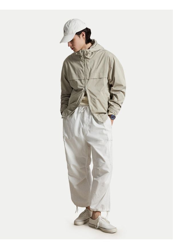 Polo Ralph Lauren Wiatrówka 710B15532002 Beżowy Regular Fit. Typ kołnierza: polo. Kolor: beżowy. Materiał: syntetyk