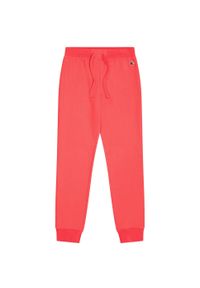Spodnie damskie Champion Rib Cuff Pants 118101. Kolor: różowy. Materiał: dresówka