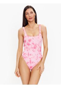 Calvin Klein Swimwear Strój kąpielowy KW0KW02127 Różowy. Kolor: różowy. Materiał: syntetyk #1